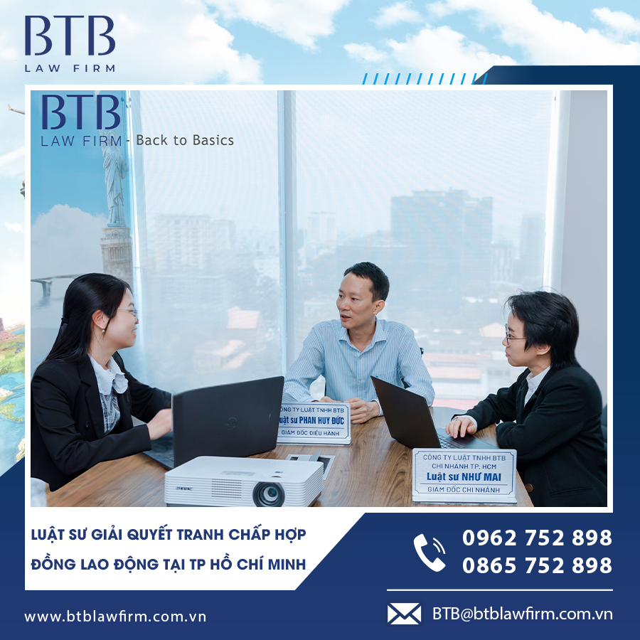 Cuộc họp tư vấn trực tiếp tại văn phòng luật sư tại TP HCM