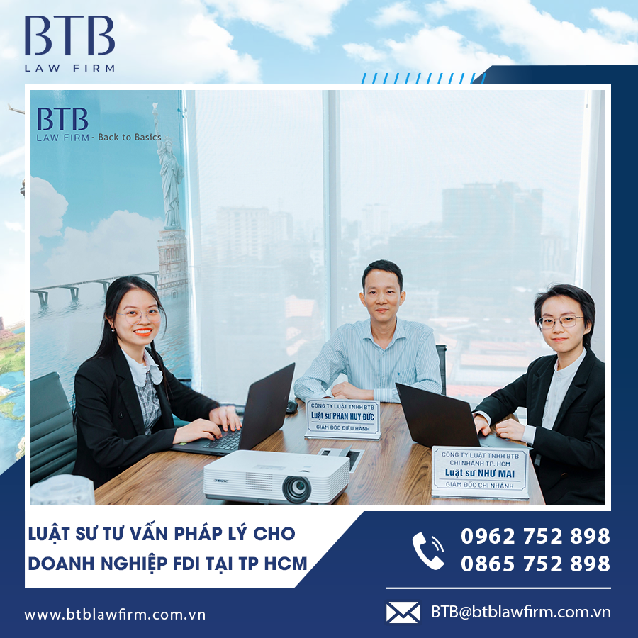 Đội ngũ luật sư tư vấn pháp lý cho doanh nghiệp FDI tại TP HCM